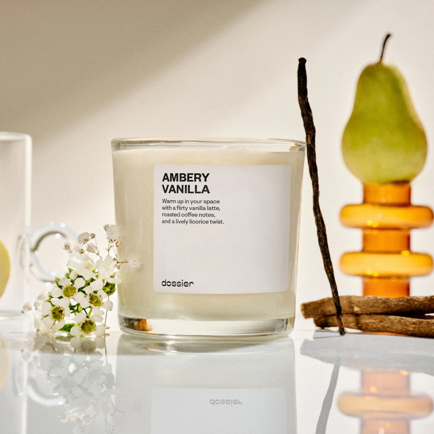 Ambery Vanilla Candle - Image 6