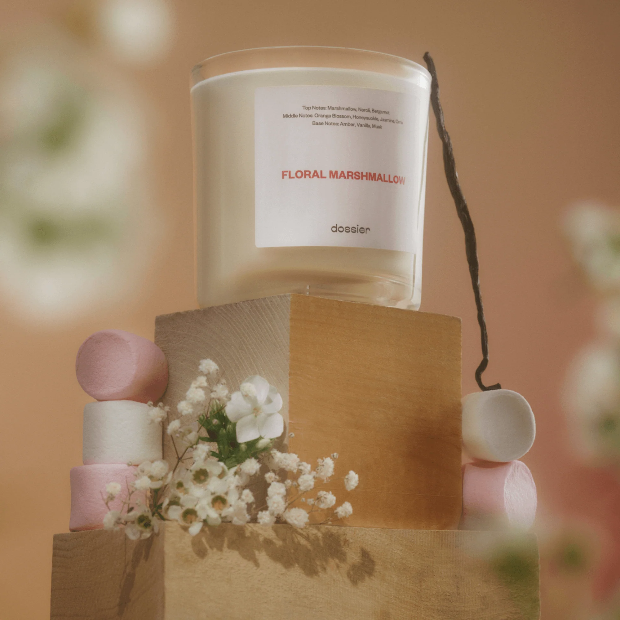 Floral Marshmallow Candle - Image 11