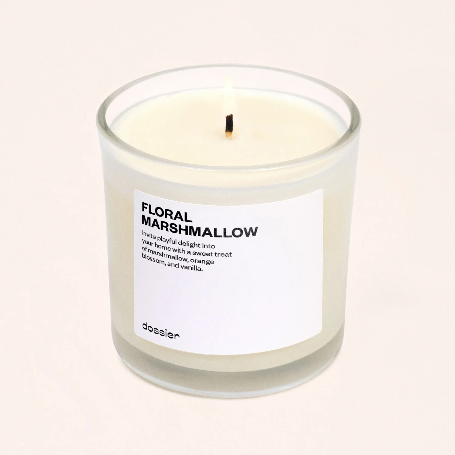 Floral Marshmallow Candle - Image 3