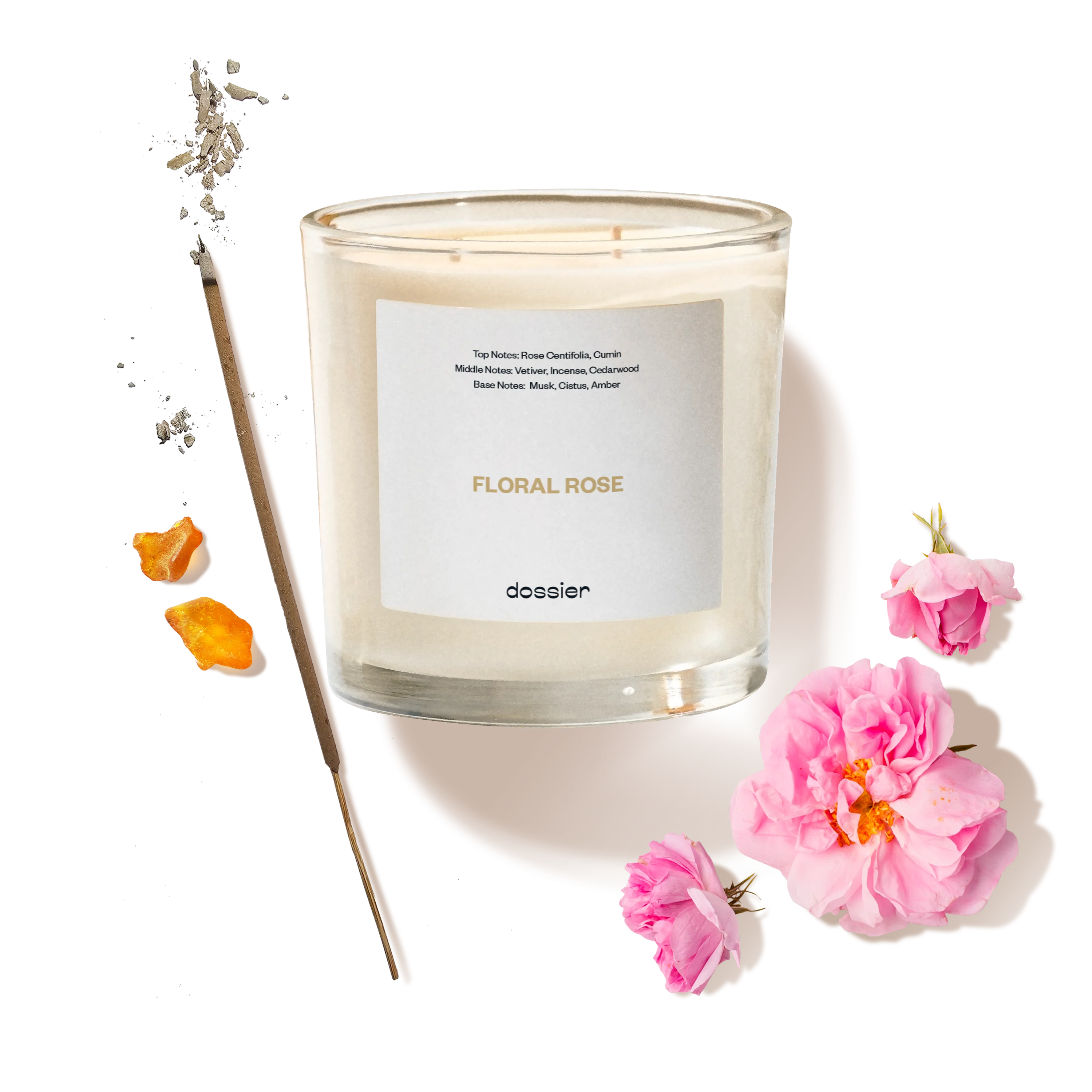 Floral Rose Candle - Image 10