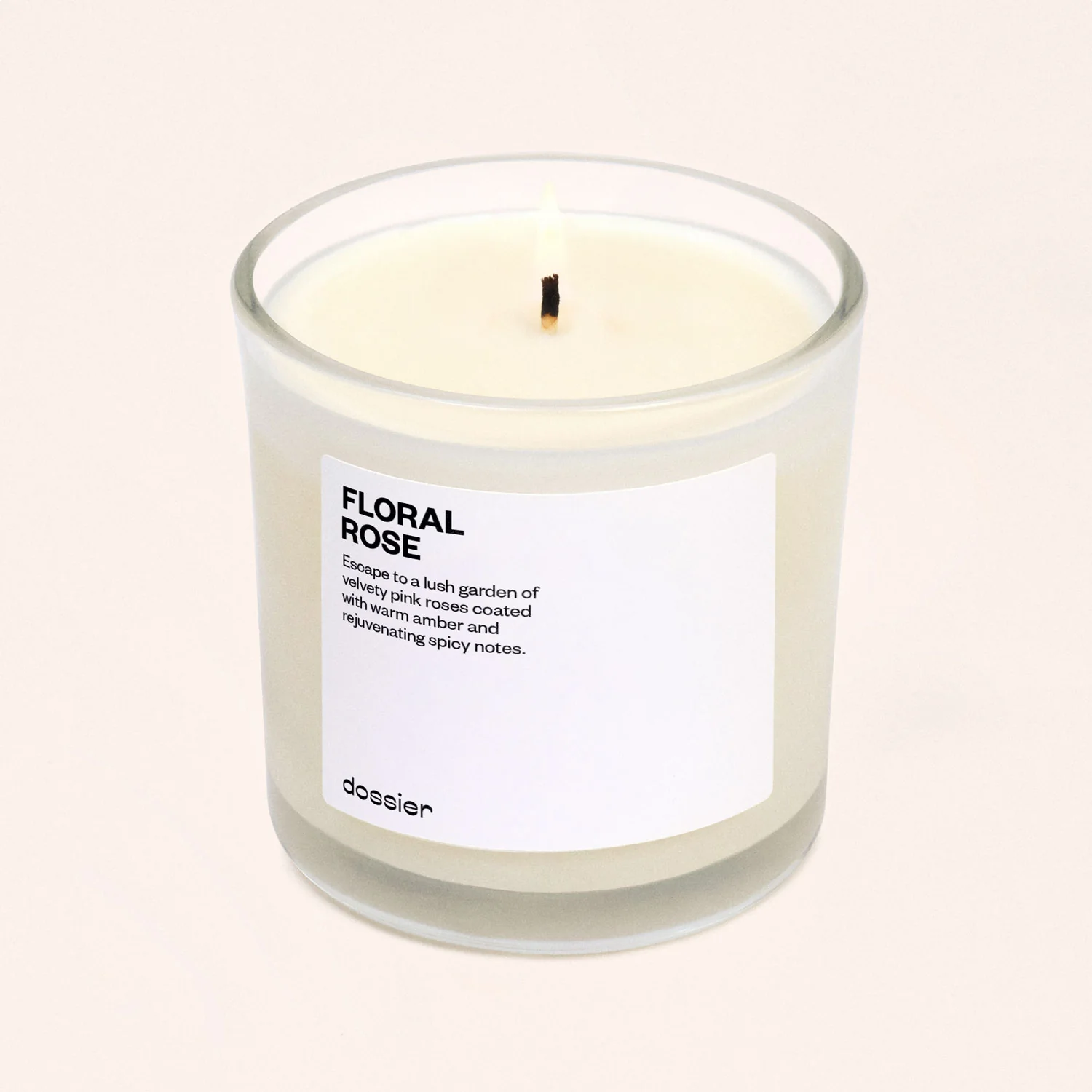Floral Rose Candle - Image 3